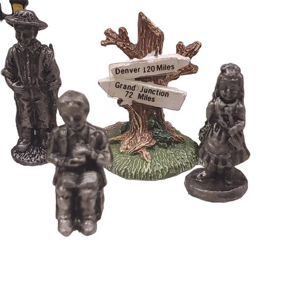 Liberty Falls Americana Pewter Collection Figures 1995 Grand Junction 15 Pieces - Picture 1 of 15
